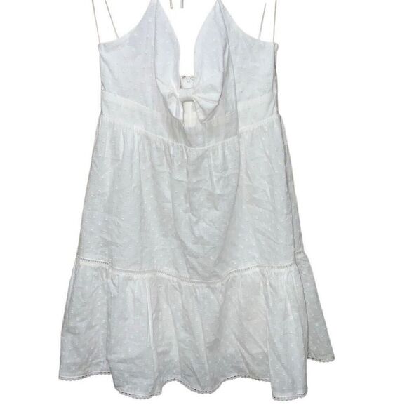 NWT Gianni Bini White Halter Eyelet Dress - Picture 3 of 7